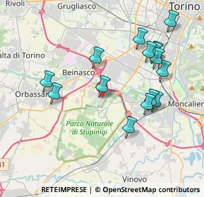 Mappa 10092 Borgaretto TO, Italia (4.00333)