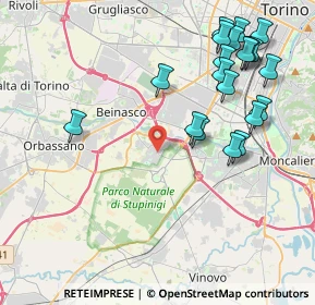Mappa 10092 Borgaretto TO, Italia (4.725)