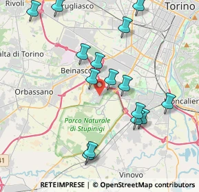 Mappa 10092 Borgaretto TO, Italia (4.168)