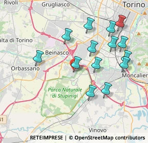 Mappa 10092 Borgaretto TO, Italia (3.92143)
