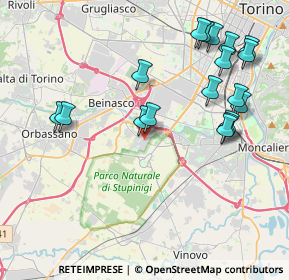 Mappa 10092 Borgaretto TO, Italia (4.46944)