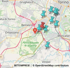 Mappa 10092 Borgaretto TO, Italia (3.67545)