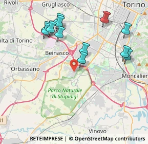 Mappa 10092 Borgaretto TO, Italia (4.31667)
