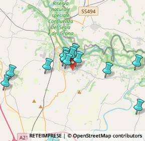 Mappa Strada Fontanile, 15048 Fontanile AL, Italia (4.67933)