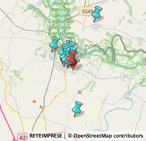 Mappa Strada Fontanile, 15048 Fontanile AL, Italia (2.08909)