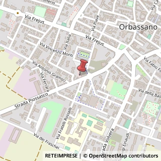 Mappa Strada Piossasco, 16/2, 10043 Orbassano, Torino (Piemonte)