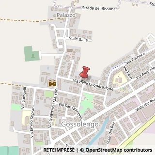Mappa Via della cooperazione 6, 29020 Gossolengo, Piacenza (Emilia Romagna)