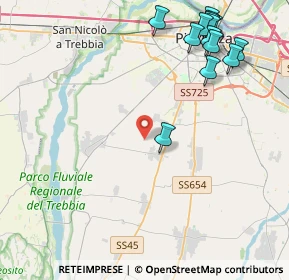 Mappa Strada Comunale Stradazza, 29122 Piacenza PC, Italia (5.40214)