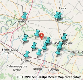 Mappa 43010 Roccabianca PR, Italia (13.9605)