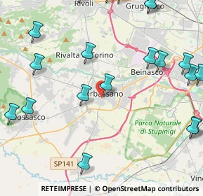 Mappa Via Giuseppe Parini, 10043 Orbassano TO, Italia (5.9115)