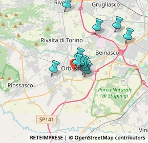 Mappa Via Giuseppe Parini, 10043 Orbassano TO, Italia (2.71545)