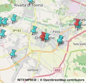 Mappa Via Giuseppe Parini, 10043 Orbassano TO, Italia (2.64857)