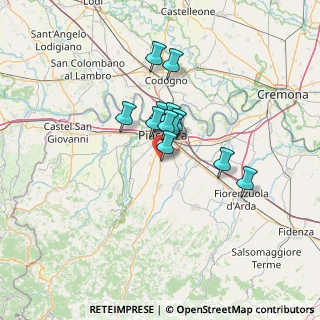 Mappa Via Arthuis, 29027 Podenzano PC, Italia (9.09167)