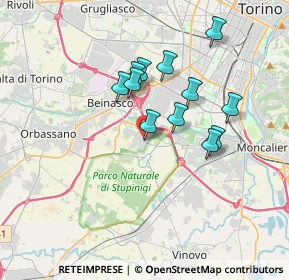 Mappa Piazza Vittorio Veneto, 10092 Borgaretto TO, Italia (2.97)