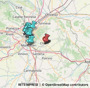 Mappa Vicolo Santo Stefano, 10023 Chieri TO, Italia (11.0565)