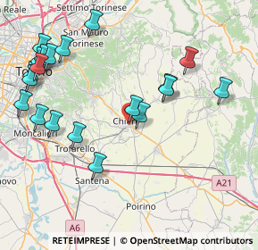 Mappa Vicolo Santo Stefano, 10023 Chieri TO, Italia (9.678)