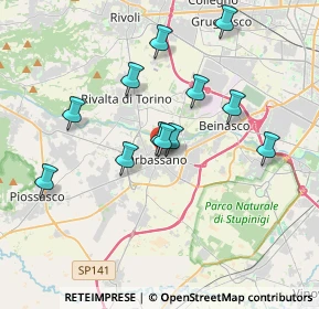 Mappa Via Cavour, 10043 Orbassano TO, Italia (3.28417)