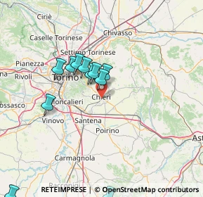 Mappa 10023 Chieri TO, Italia (17.90385)
