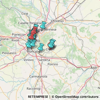 Mappa 10023 Chieri TO, Italia (12.422)
