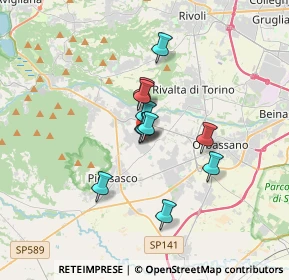 Mappa Via Alessandro Volta, 10090 Bruino TO, Italia (2.30818)
