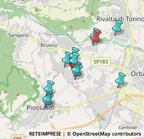 Mappa Via Alessandro Volta, 10090 Bruino TO, Italia (1.50333)