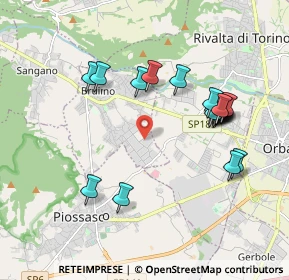 Mappa Via Alessandro Volta, 10090 Bruino TO, Italia (1.9225)