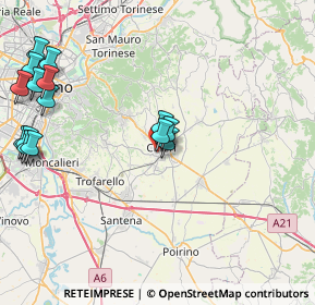 Mappa Via Savoia, 10023 Chieri TO, Italia (10.076)