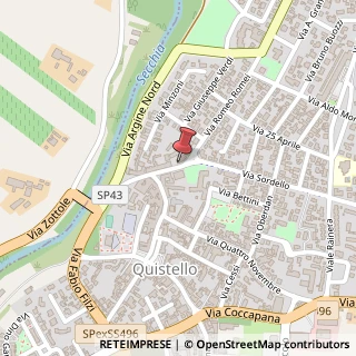Mappa Via Martiri di Belfiore, 3, 46026 Quistello, Mantova (Lombardia)