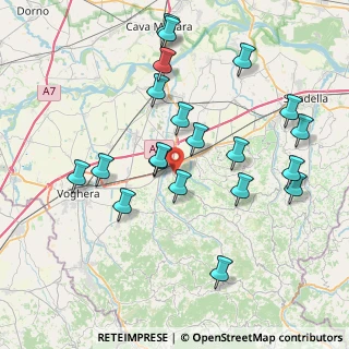 Mappa Via Indipendenza, 27045 Casteggio PV, Italia (8.149)
