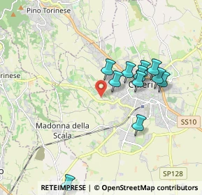 Mappa Strada della Luigina, 10023 Chieri TO, Italia (1.72909)