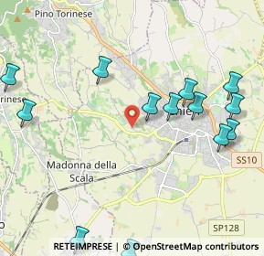 Mappa Strada della Luigina, 10023 Chieri TO, Italia (2.56462)