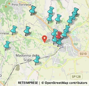 Mappa Strada della Luigina, 10023 Chieri TO, Italia (2.17)