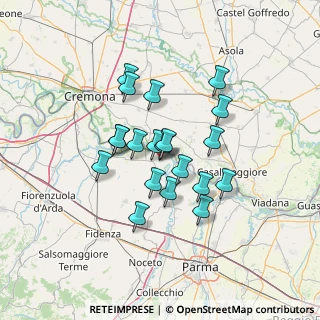Mappa Via Guglielmo Marconi, 43010 Roccabianca PR, Italia (10.741)