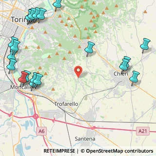 Mappa Strada Virana, 10020 San Pietro , Italia (6.6055)