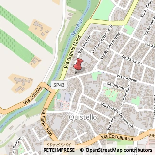 Mappa Via Martiri di Belfiore, 19, 46026 Quistello, Mantova (Lombardia)