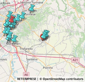 Mappa Via Giardini, 10023 Chieri TO, Italia (10.926)