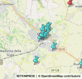 Mappa Via Giardini, 10023 Chieri TO, Italia (1.47727)