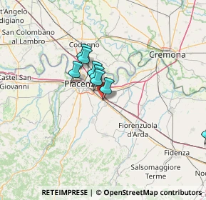 Mappa Via Tangenziale nord, 29010 Pontenure PC, Italia (33.80111)