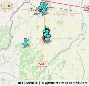 Mappa Via Galileo Galilei, 29011 Borgonovo Val Tidone PC, Italia (2.0335)