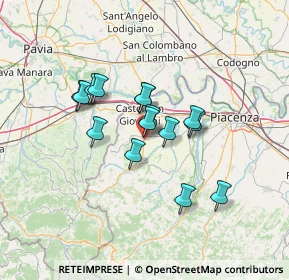 Mappa Via Galileo Galilei, 29011 Borgonovo Val Tidone PC, Italia (10.27133)