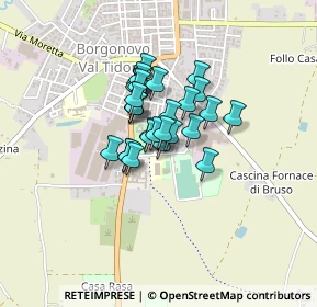 Mappa Via Galileo Galilei, 29011 Borgonovo Val Tidone PC, Italia (0.24483)