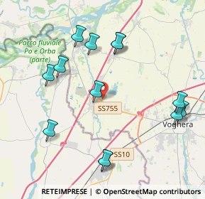 Mappa 27050 Casei Gerola PV, Italia (4.45692)