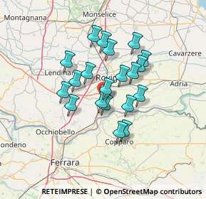 Mappa Via Livio Zen, 45031 Rovigo RO, Italia (10.6)