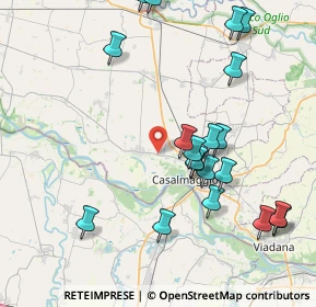 Mappa Via Po, 26040 Martignana di Po CR, Italia (9.031)