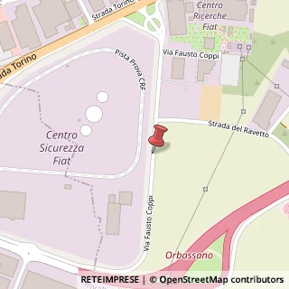 Mappa Via Fausto Coppi, 5, 10043 Orbassano, Torino (Piemonte)