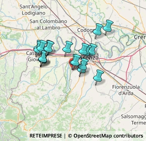 Mappa Viale Dei Rivi, 29020 Gossolengo PC, Italia (10.57474)