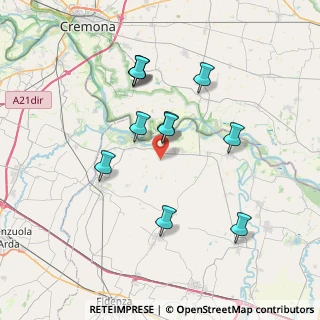 Mappa Via Parasacco, 43010 Polesine Zibello PR, Italia (6.78636)