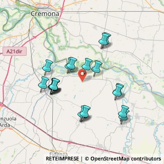 Mappa Via Parasacco, 43010 Polesine Zibello PR, Italia (7.229)