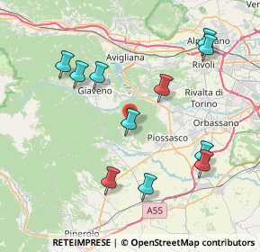 Mappa Reg. mompala, 10045 Piossasco TO, Italia (8.35273)