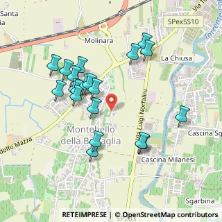 Mappa Strada Valle, 27054 Montebello della Battaglia PV, Italia (0.461)